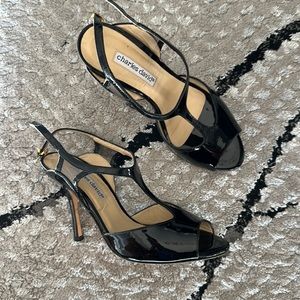 Charles David Black Stilettos Size 7.5